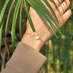 PULSEIRA LETRA DOURADA (16+5 cm)