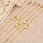 PULSEIRA LETRA DOURADA (16+5 cm)