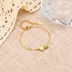 PULSEIRA LETRA DOURADA (16+5 cm)