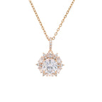 COLAR FLOR DE DIAMANTE