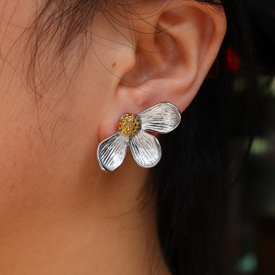 BRINCOS FLOR VINTAGE