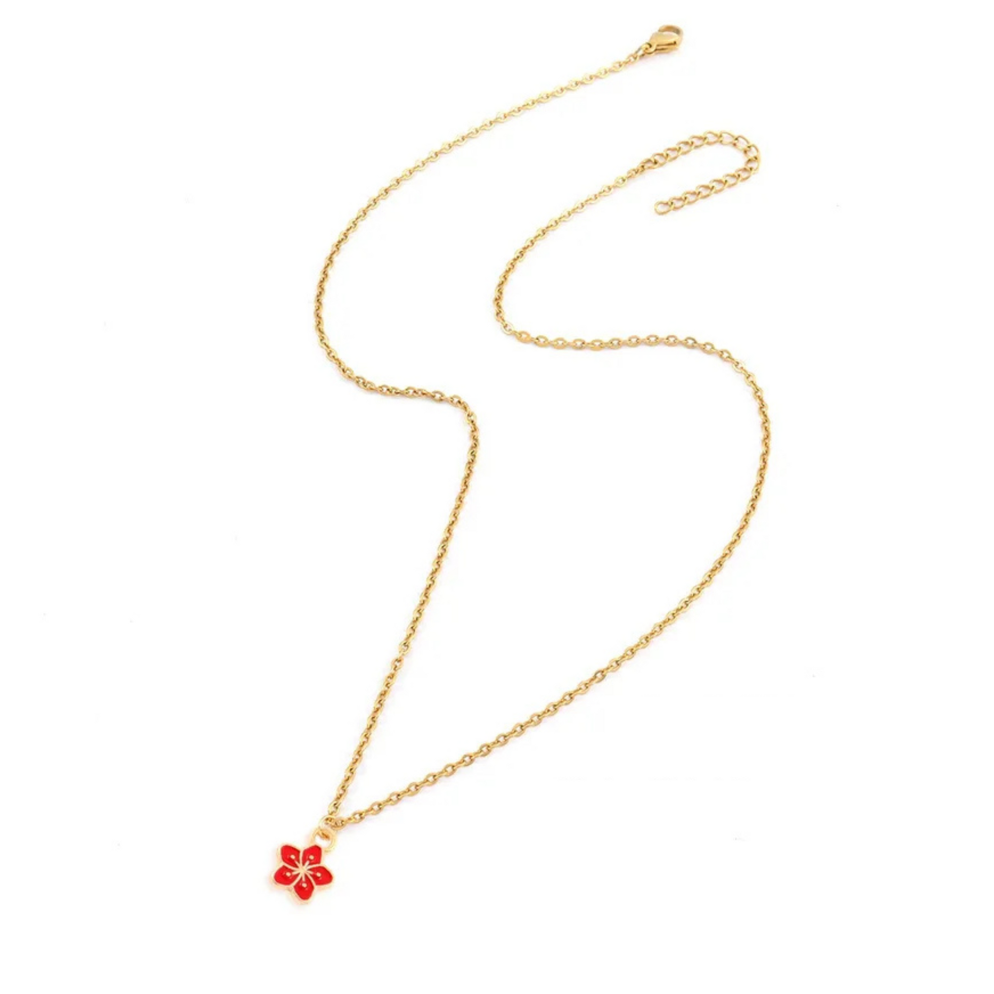 COLAR FLOR DE PÊSSEGO