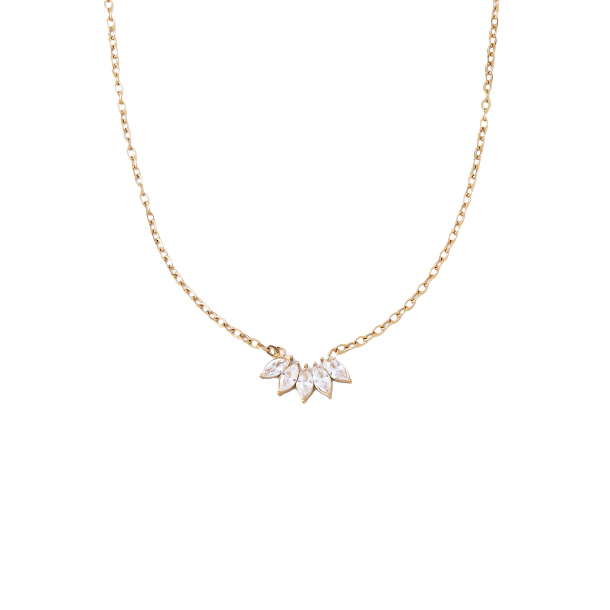 COLAR FLOR DE CRISTAL