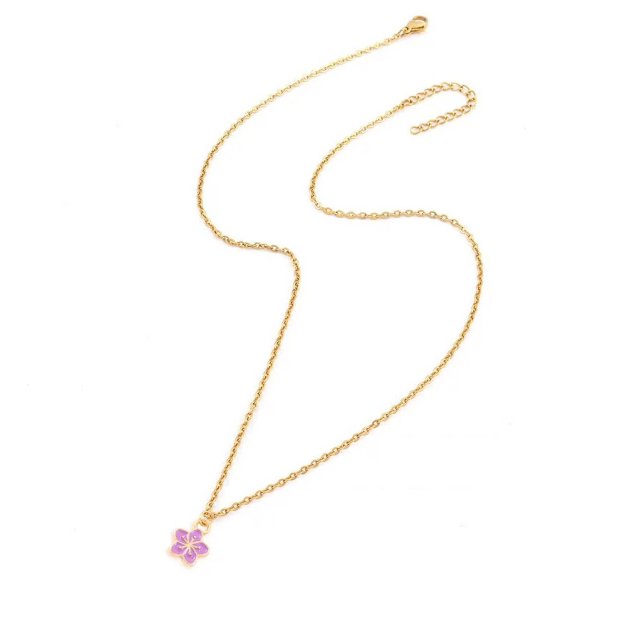 COLAR FLOR DE PÊSSEGO