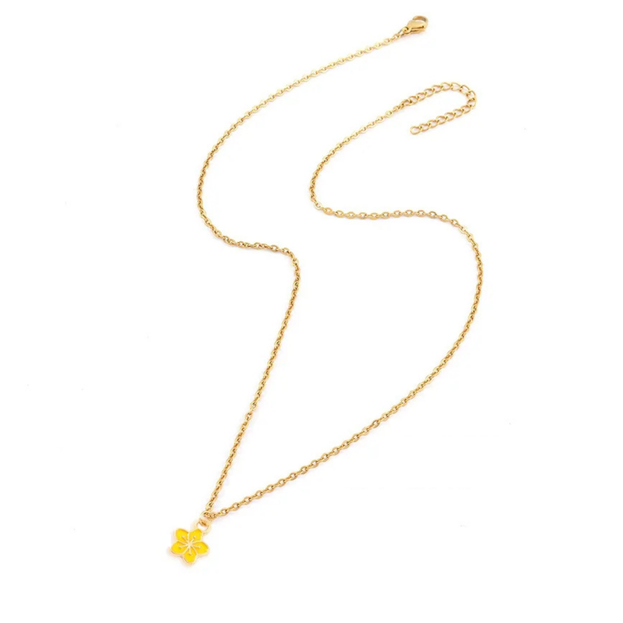 COLAR FLOR DE PÊSSEGO