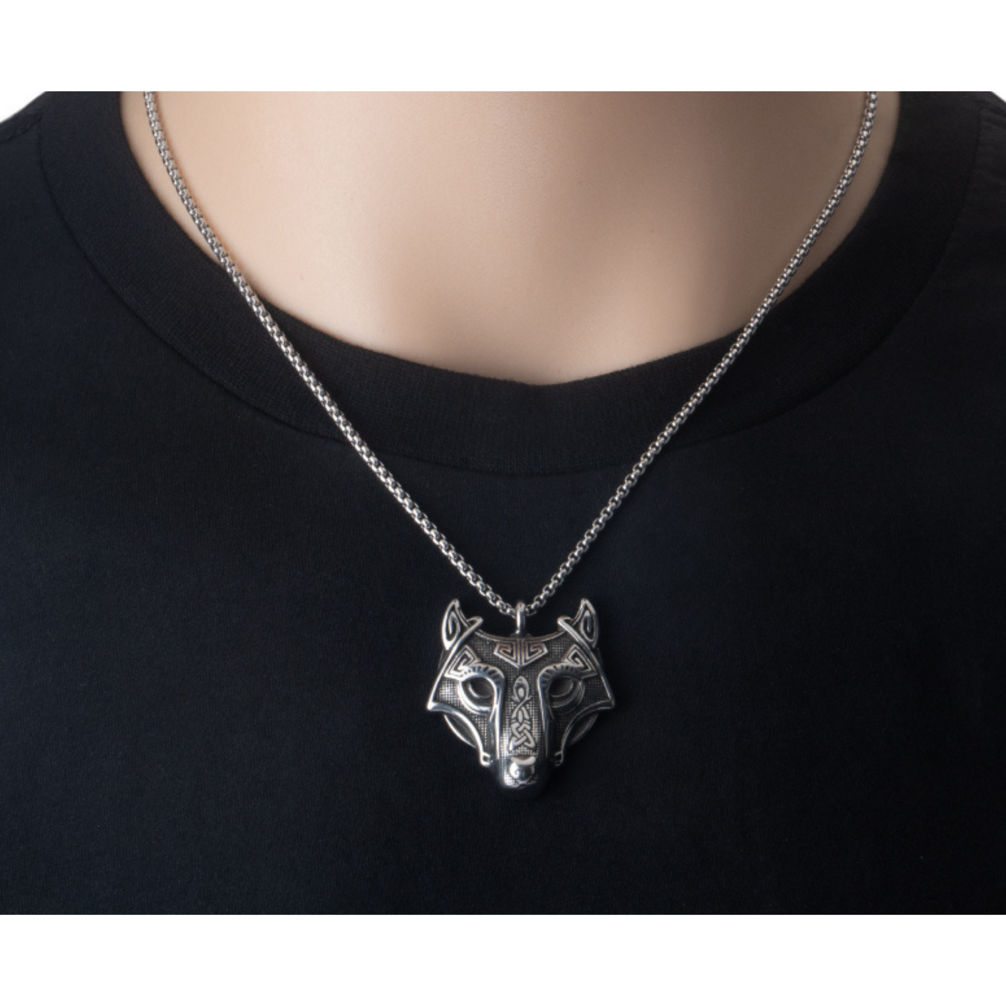 COLAR LOBO DE AÇO